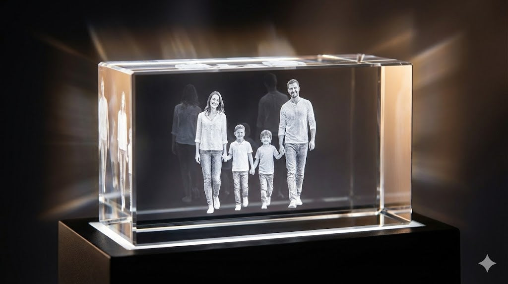 Custom 3D Crystal Rectangle