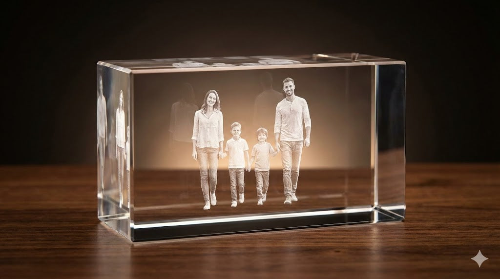 Custom 3D Crystal Rectangle