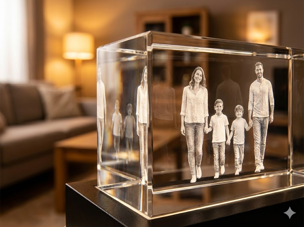 Custom 3D Crystal Rectangle