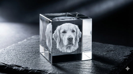 Custom 3D Crystal Cube