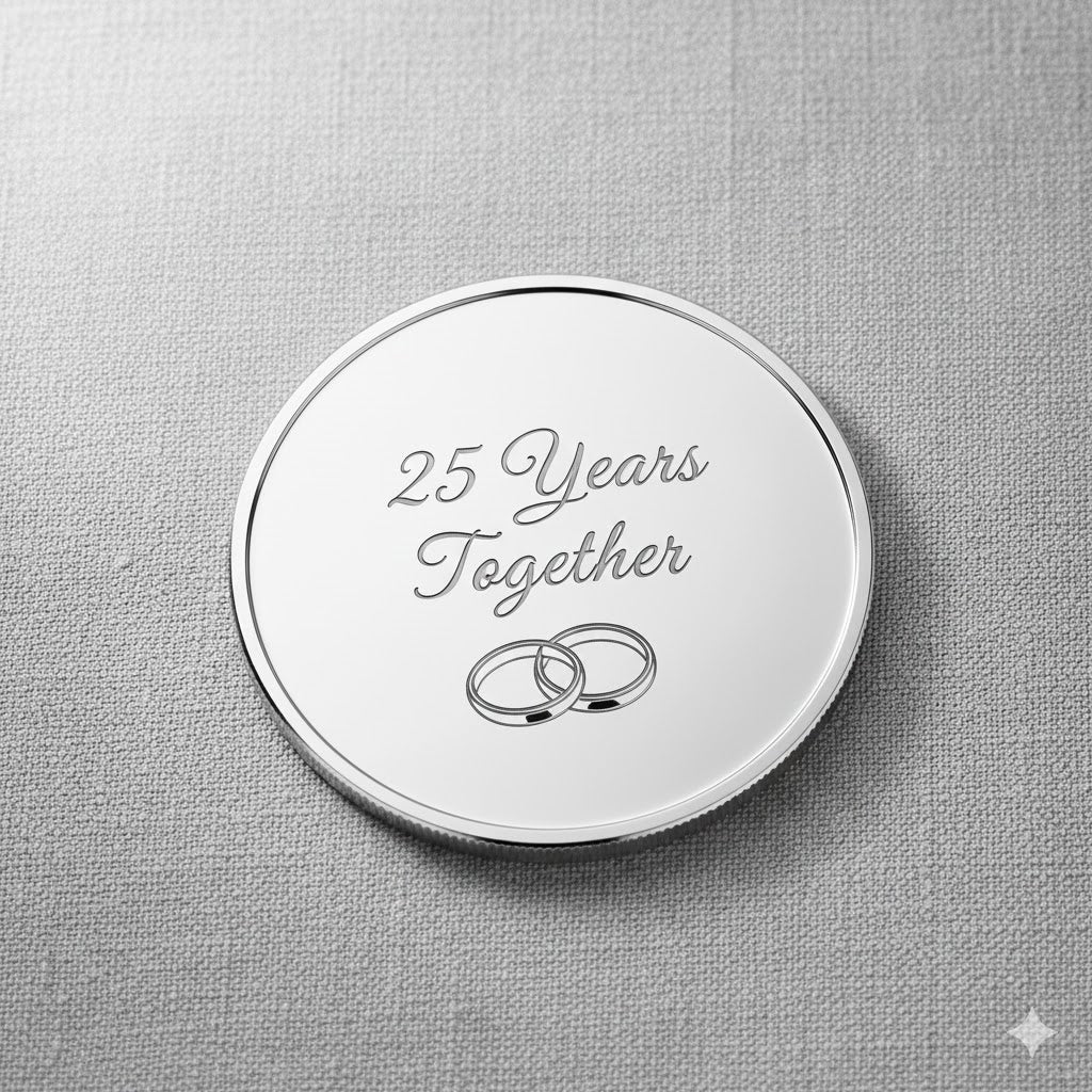 Custom Engraved Milestone Coin (Sobriety / Anniversary)