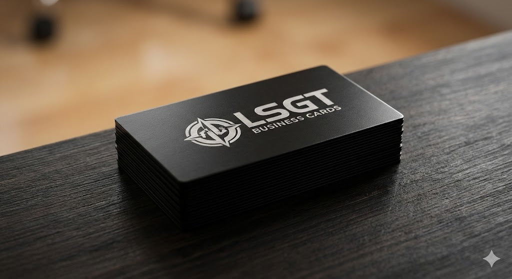 Custom Engraved Metal Business Cards (Premium Aluminum)