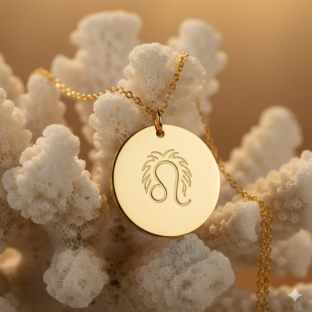 Custom Engraved Disc Necklace | Minimalist Round Pendant