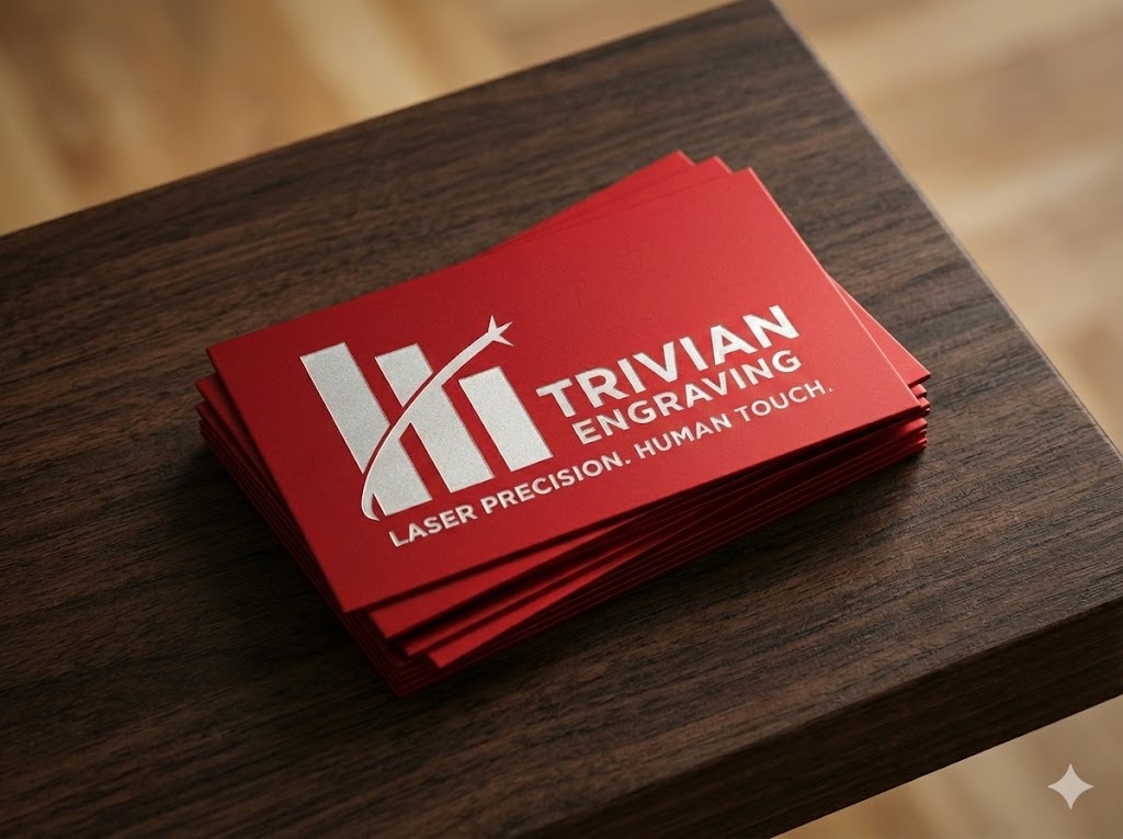 Custom Engraved Metal Business Cards (Premium Aluminum)