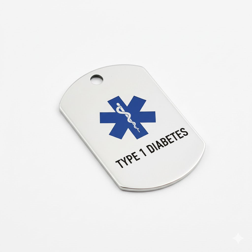 Custom Engraved Dog Tag Necklace