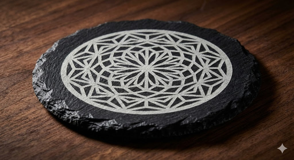 Premium Engraved Slate Coasters