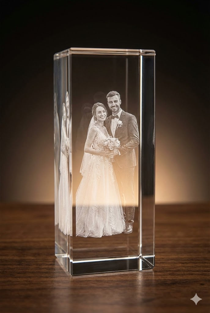 Custom 3D Crystal Rectangle