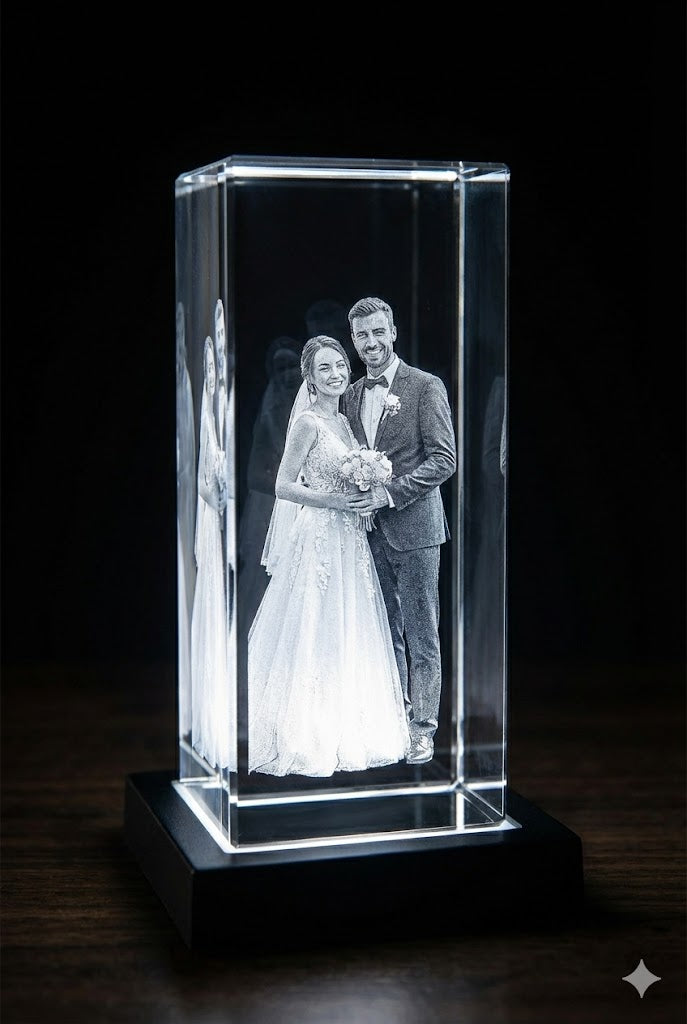 Custom 3D Crystal Rectangle